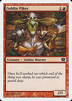 Goblin Piker from Ninth Edition painted by DiTerlizzi