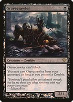 Gravecrawler from Dark Ascension Promos painted by Dave Kendall