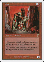 Okk from Seventh Edition painted by Peter Bollinger