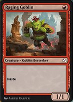 Raging Goblin from Arena New Player Experience Cards painted by Jakub Kasper