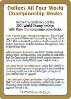 2001 World Championships Ad