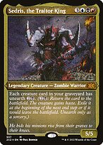 Sedris, the Traitor King from Double Masters 2022 painted by Paul Bonner