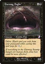 Gurmag Angler from Time Spiral Remastered painted by YW Tang