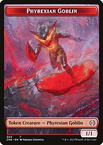 Phyrexian Goblin from Phyrexia: All Will Be One Tokens painted by Jokubas Uogintas