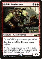 Goblin Trashmaster from Core Set 2019 Promos painted by Jakub Kasper