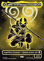 Aang, Swift Savior // Aang and La, Ocean's Fury mtg card