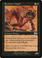 Reclusive Wight from Urza's Saga painted by Vincent Evans