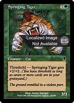 Springing Tiger