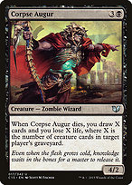 Corpse Augur from Commander 2015 painted by Scott M. Fischer