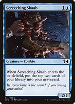 Screeching Skaab from Duel Decks: Blessed vs. Cursed painted by Clint Cearley