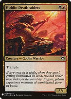 Goblin Deathraiders from Mystery Booster painted by Raymond Swanland