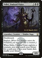 Sidisi, Undead Vizier from Dragons of Tarkir Promos painted by Min Yum