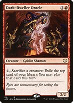 Dark-Dweller Oracle from Forgotten Realms Commander painted by Deruchenko Alexander