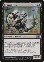 Gravedigger from Magic 2011 painted by Dermot Power