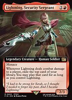 Lightning, Security Sergeant