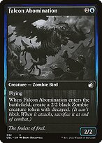 Falcon Abomination from Innistrad: Double Feature painted by Brent Hollowell