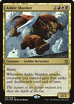 Ankle Shanker from Khans of Tarkir Promos painted by Zoltan Boros