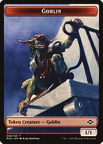 Goblin from Modern Horizons 2 Tokens painted by Karl Kopinski