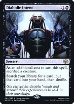 MTG Diabolic Intent FOIL 英語版　初版 Amazon.com: Magic: the Gathering - Diabolic Intent (089