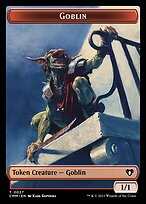 Goblin from Commander Masters Tokens painted by Karl Kopinski