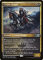 Corpse Knight from Core Set 2020 Promos painted by Karl Kopinski
