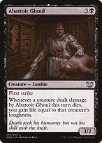 Abattoir Ghoul from Duel Decks: Blessed vs. Cursed painted by Volkan Baǵa