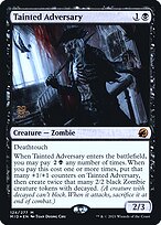 Tainted Adversary from Innistrad: Midnight Hunt Promos painted by Tuan Duong Chu