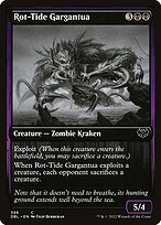 Rot-Tide Gargantua from Innistrad: Double Feature painted by Filip Burburan