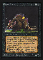 MTG 疫病ネズミ　plague rats 英語　アルファ　α LEA MTG 疫病ネズミ plague rats 英語 アルファ α LEA