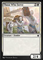 Those Who Serve from Amonkhet Remastered painted by Volkan Baǵa