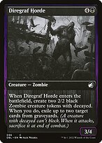 Diregraf Horde from Innistrad: Double Feature painted by Alex Negrea