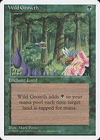 Wild Growth (BB) | 4th Edition - Black Border - Japanese