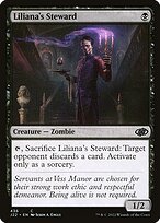 Liliana's Steward from Jumpstart 2022 painted by Jason A. Engle