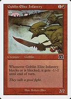 Goblin Elite Infantry from Classic Sixth Edition painted by Robert Bliss
