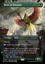 極楽鳥 (Birds of Paradise) · Bloomburrow Commander (BLC) #81