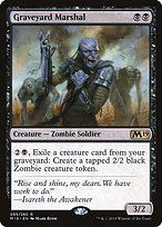 Graveyard Marshal from Core Set 2019 painted by Mark Behm