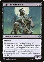 Loyal Subordinate from Starter Commander Decks painted by Kev Walker