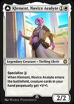 Klement, Novice Acolyte