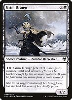 Grim Draugr from Kaldheim painted by Grzegorz Rutkowski