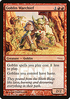 Goblin Warchief from Friday Night Magic 2006 painted by Greg Hildebrandt & Tim Hildebrandt