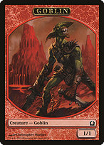 Goblin from Return to Ravnica Tokens painted by Christopher Moeller