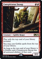 Conspicuous Snoop from Core Set 2021 Promos painted by Zoltan Boros