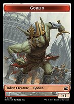 Goblin from Ravnica Remastered Tokens painted by Mark Zug