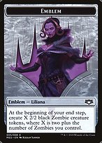 Liliana, the Last Hope Emblem mtg card
