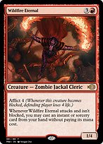 Wildfire Eternal from Magic Online Promos painted by Yongjae Choi
