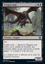 carte de dieu dragon noir