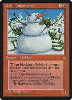 Goblin Snowman from Ice Age painted by Daniel Gelon
