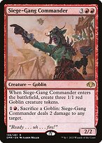 Siege-Gang Commander from Dominaria Remastered painted by Aaron Miller