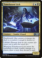 Tomebound Lich from Core Set 2020 painted by Cristi Balanescu