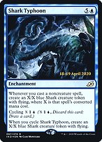 マジック：ザ・ギャザリング - MTG shark  typhoon IKO 英4枚 Shark Typhoon extended art Ikoria: Lair of Behemoths (IKO
